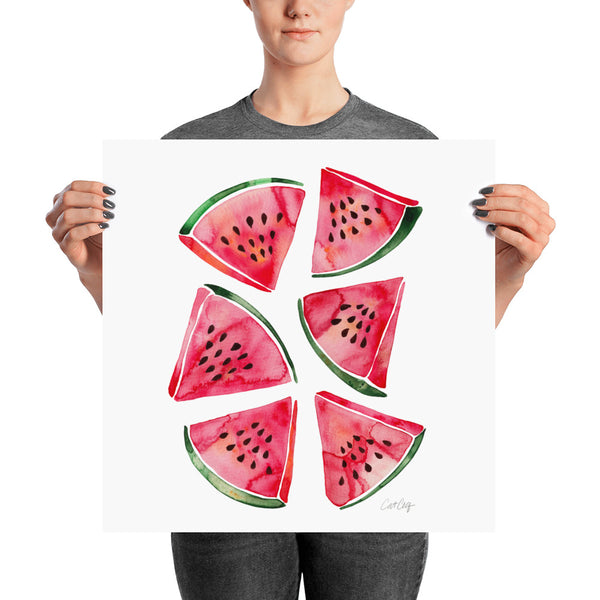 Watermelon Slices • Art Print