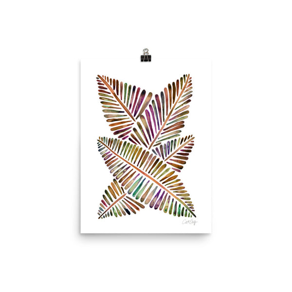 Banana Leaves – Vintage Palette • Art Print
