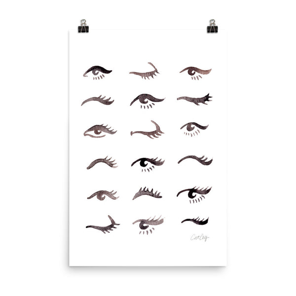 Mascara Envy – Black Palette • Art Print