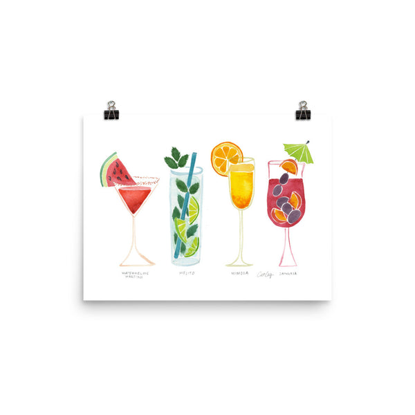 Summer Drinks • Art Print