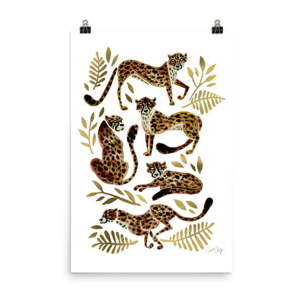 Cheetah Collection - Mocha Gold
