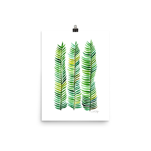 Stems – Green Palette  •  Art Print
