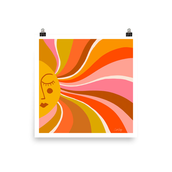 Sunshine Swirl – Retro Ochre