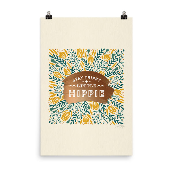 Stay Trippy Little Hippie - Cream