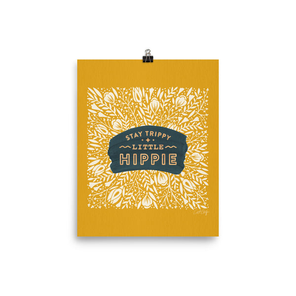 Stay Trippy Little Hippie - Yellow