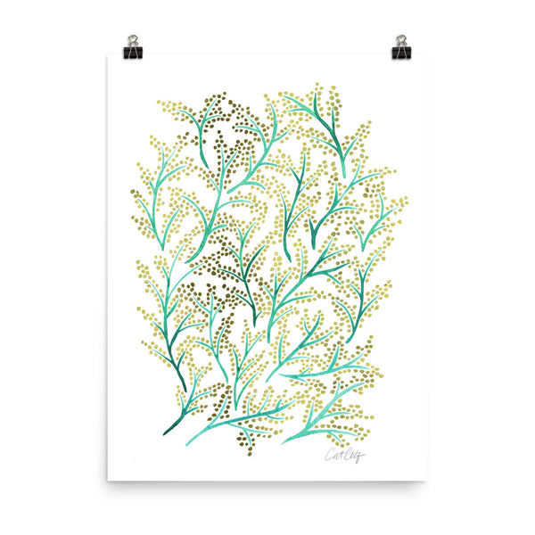 Branches - Green & Gold