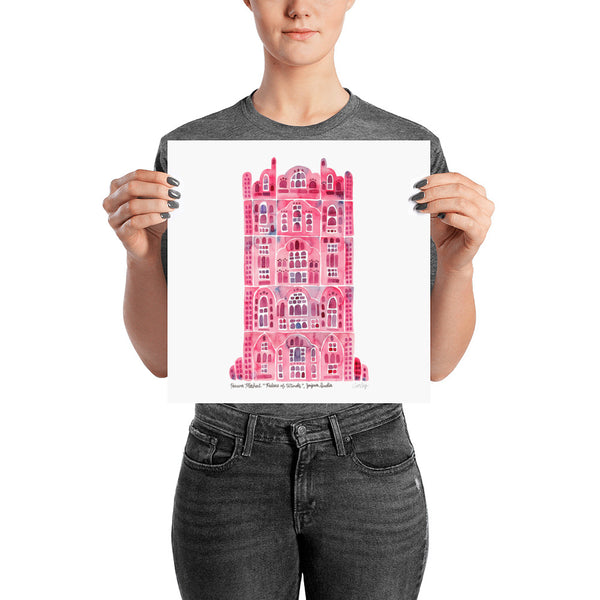 Hawa Mahal – Pink Palace of Jaipur, India • Art Print