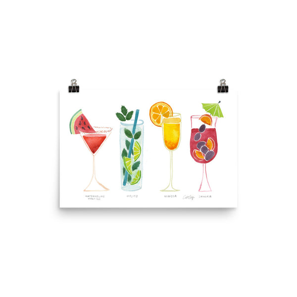 Summer Drinks • Art Print