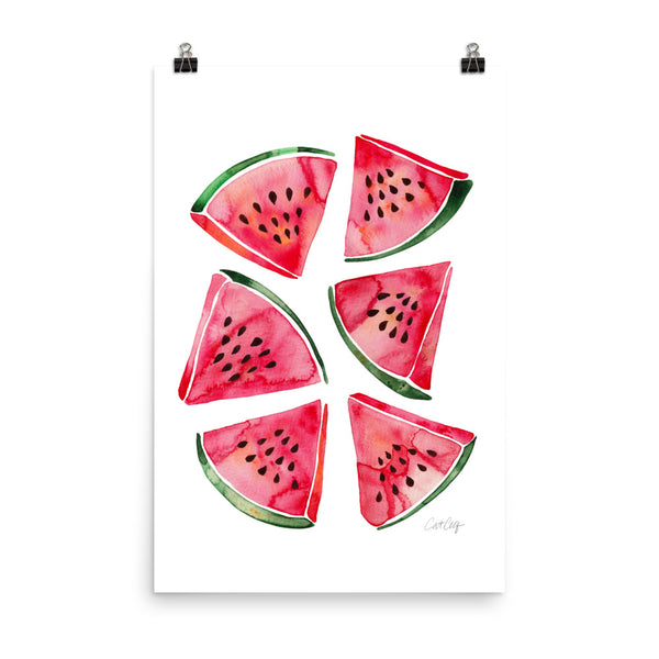 Watermelon Slices • Art Print