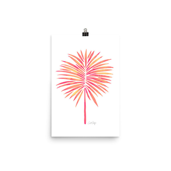 Fan Palm – Pink Palette • Art Print