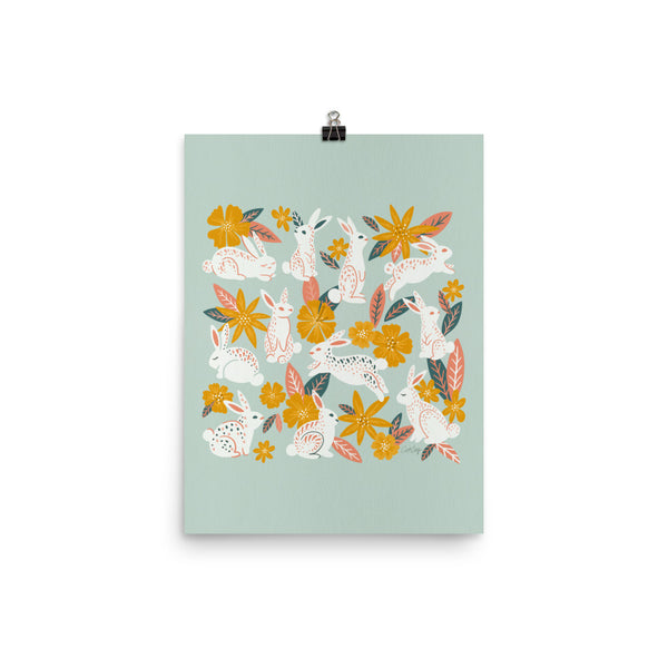 Bunnies and Blooms  - Marigold Blush