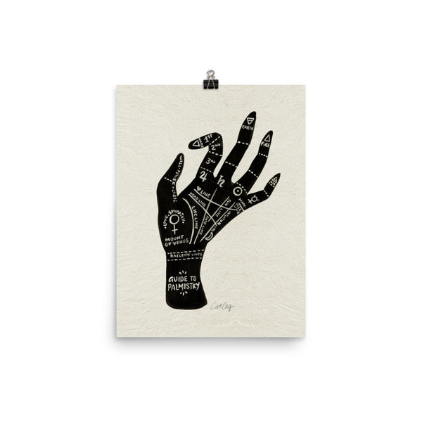 Palmistry – Black Hand • Art Print