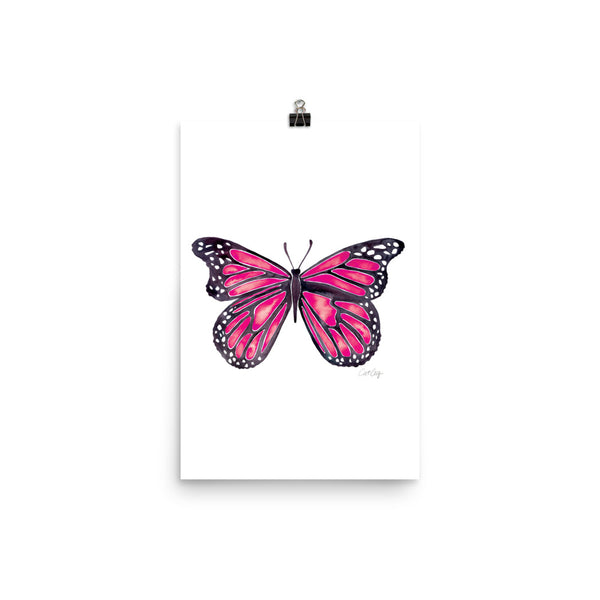 Butterfly – Pink Palette • Art Print