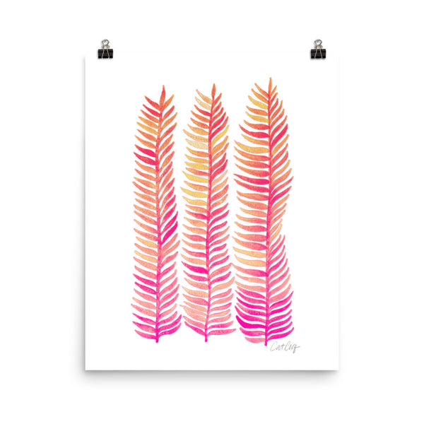 Stems – Pink Palette  •  Art Print