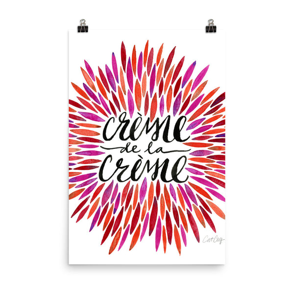 Crème de la Crème – Red Palette • Art Print