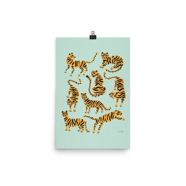 Tiger Collection - Mint & Orange