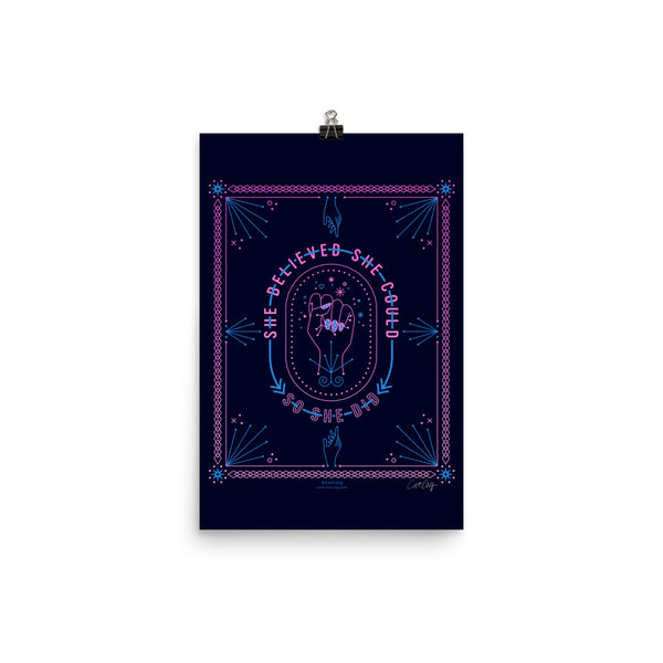 She Believed – Intergalactic Palette • Art Print