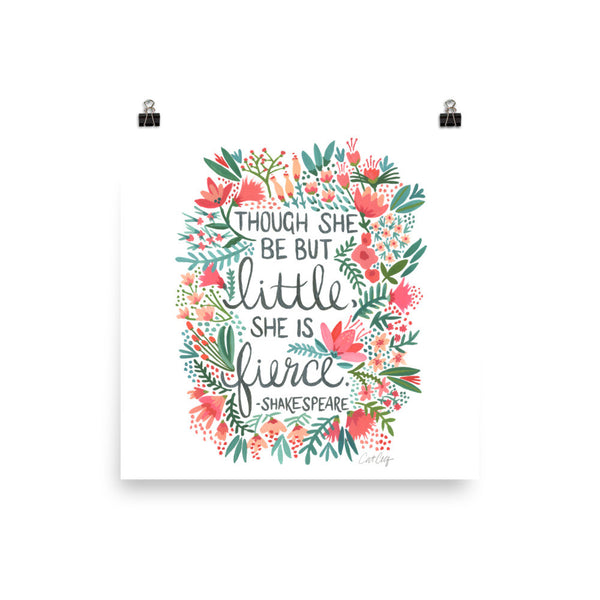 Little & Fierce • Art Print