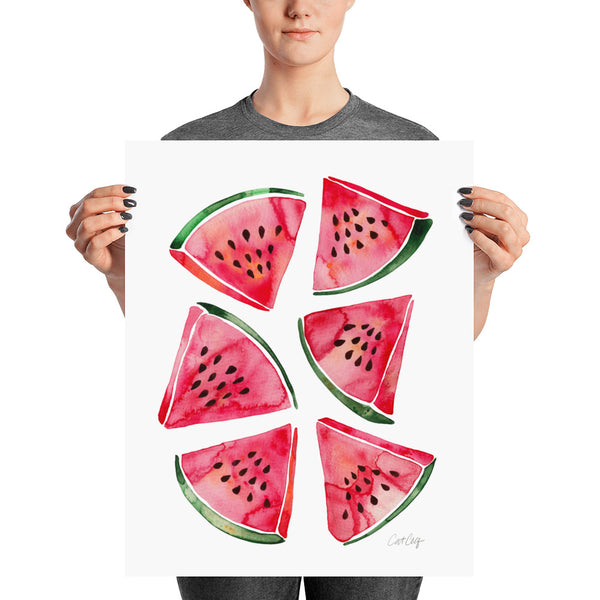 Watermelon Slices • Art Print