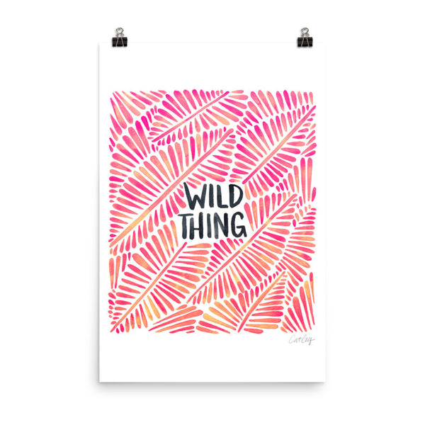 Wild Thing – Pink Palette • Art Print