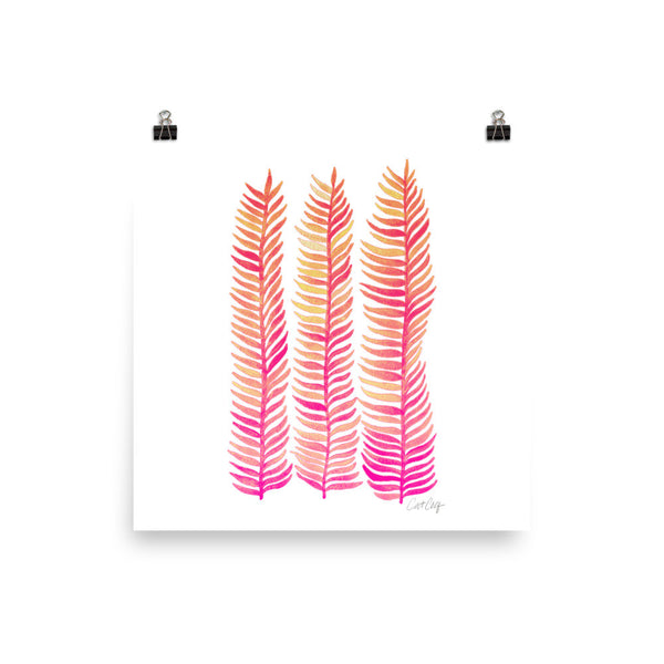 Stems – Pink Palette  •  Art Print