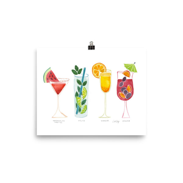Summer Drinks • Art Print