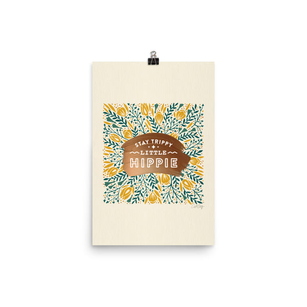 Stay Trippy Little Hippie - Cream