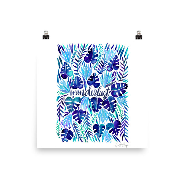 Wanderlust – Blue Palette • Art Print