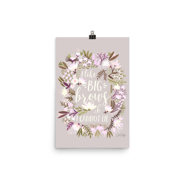 Big Brows – Spring Palette • Art Print