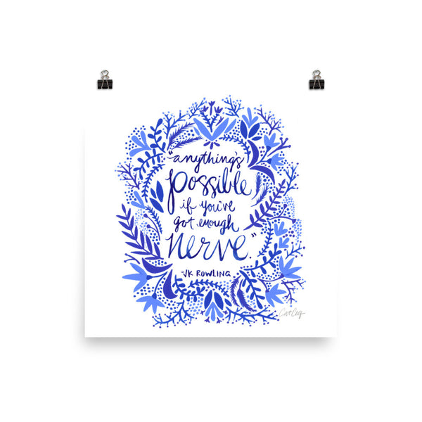 Anything’s Possible – Navy Palette • Art Print