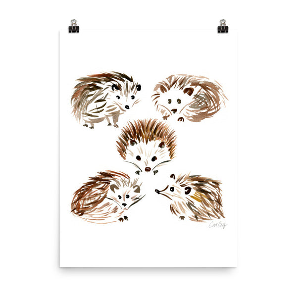 Hedgehogs • Art Print
