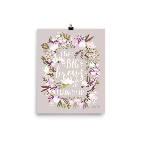 Big Brows – Spring Palette • Art Print