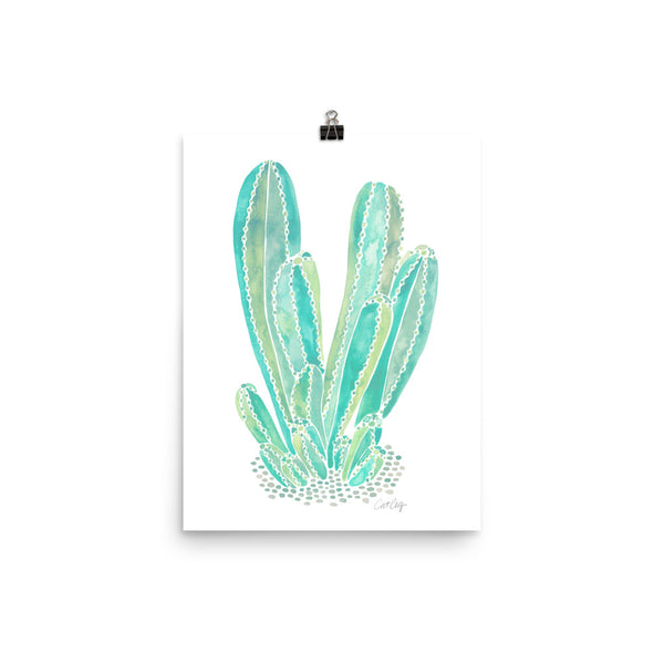 Cactus Cluster – Mint Palette • Art Print