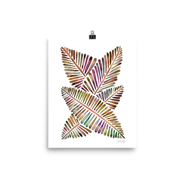 Banana Leaves – Vintage Palette • Art Print