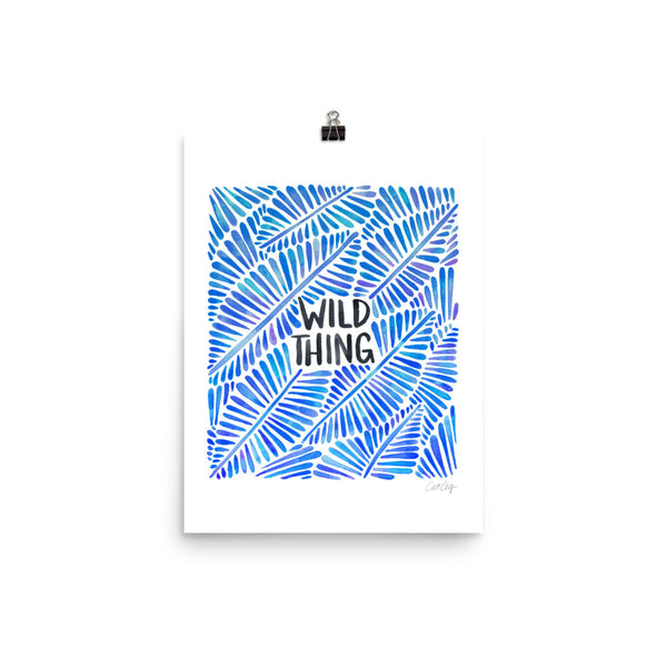 Wild Thing – Blue Palette • Art Print