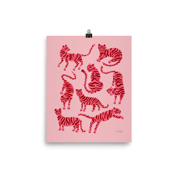 Tiger Collection - Red & Pink