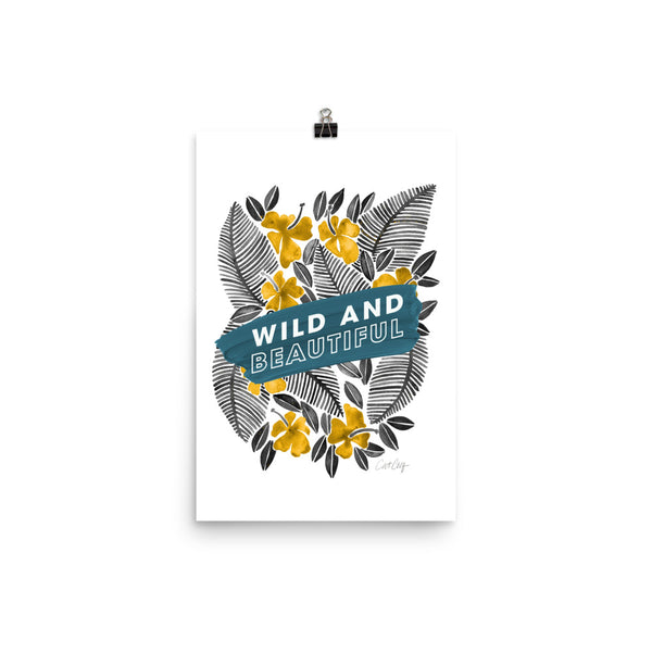 Wild and Beautiful - Yellow and Blue