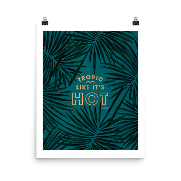 Tropic Like It's Hot - Turquoise