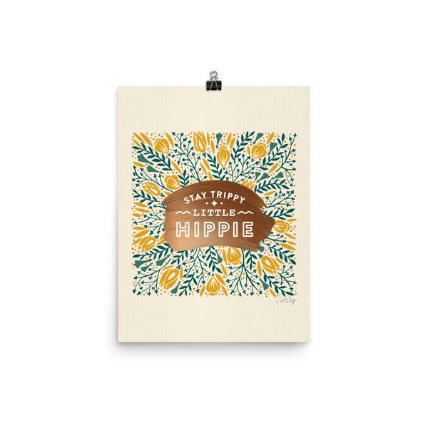 Stay Trippy Little Hippie - Cream