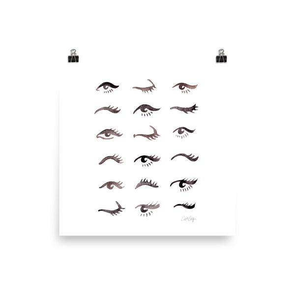 Mascara Envy – Black Palette • Art Print