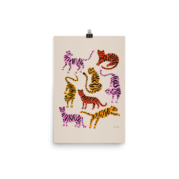 Tiger Collection - Pink & Yellow