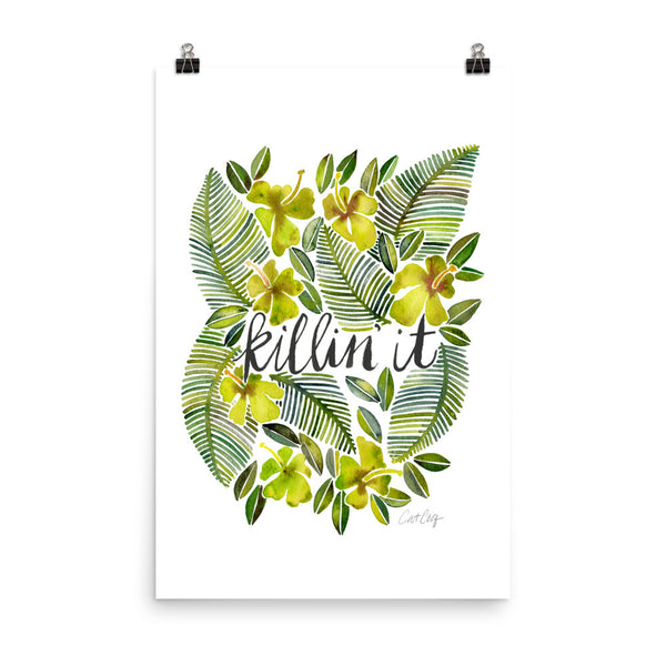 Killin' It – Yellow Palette • Art Print