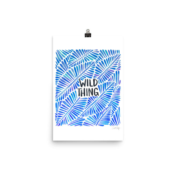 Wild Thing – Blue Palette • Art Print