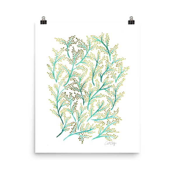 Branches - Green & Gold