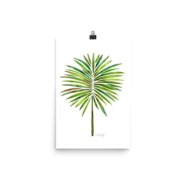 Fan Palm – Green Palette • Art Print