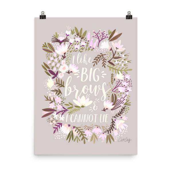 Big Brows – Spring Palette • Art Print