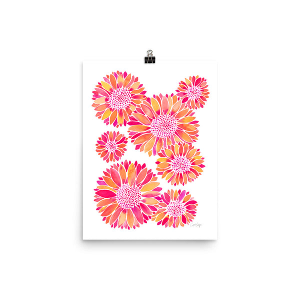 Sunflower Blooms – Pink