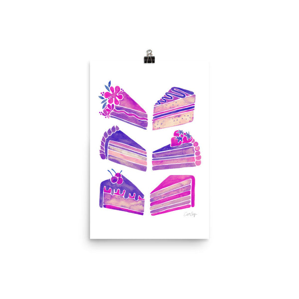 Cake Slices – Unicorn Palette • Art Print