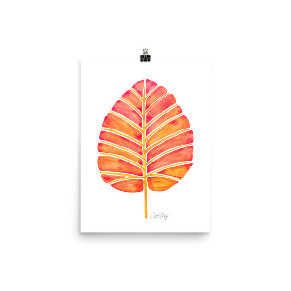 Elephant Ear Alocasia – Melon Palette • Art Print