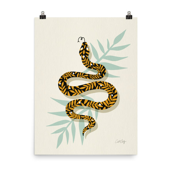 Tropical Serpent - Yellow and Black